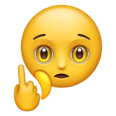 Eye twitching emoji sticker