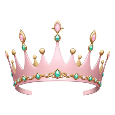 light pink tiara sticker