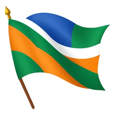 Akhand Bharat flag sticker