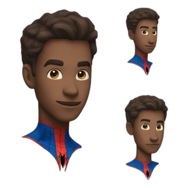 Une souris spider man sticker