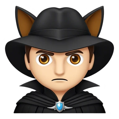quiero genera un emoji de zorro especificamente este emoji 🐺mesclado con el emoji de gatito triste solo las lagrimas 😿 sticker
