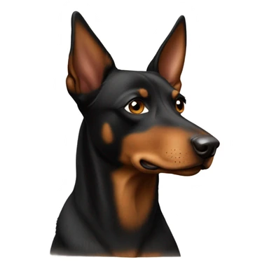realistic dog australian kelpie indoor gaze full brown color sticker