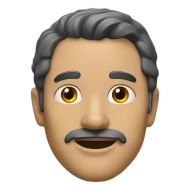 Homme chauve  sticker