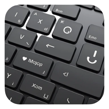 keyboard with highlighted Enter key sticker