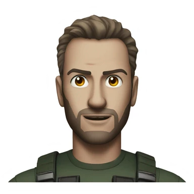 Chris red field from resident evil  sticker