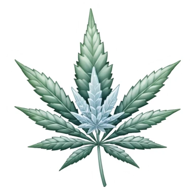 white color marijuana sticker
