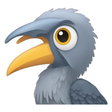 A shoebill programming in GoLang sticker