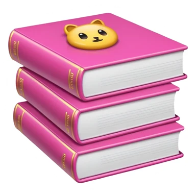 libros rosas sticker