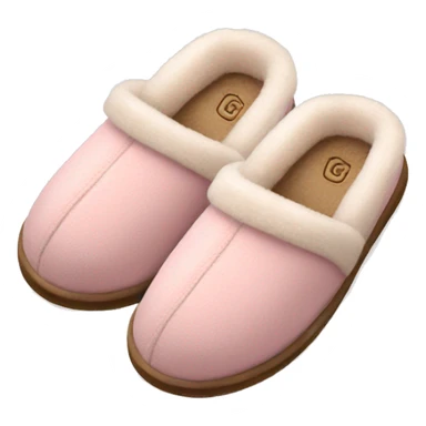 UGG slippers light pink  sticker