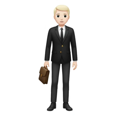 dead man full body with blazzer  sticker