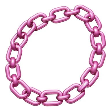 pink chain icon sticker