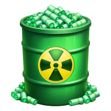 nuclear waste sticker