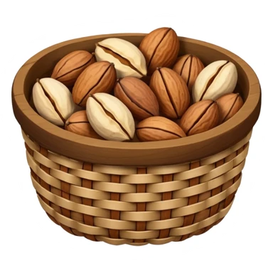 nut basket sticker