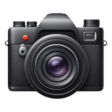 camera black no labels clean simple icon sticker