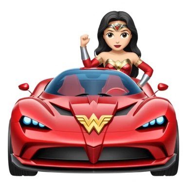 Wonder woman’s off road capable hypercar  sticker