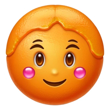 fais moi un bonbon orange sticker