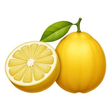 citron dont un a moitie coupe sticker