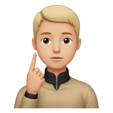 put your big finger on the neck  sticker