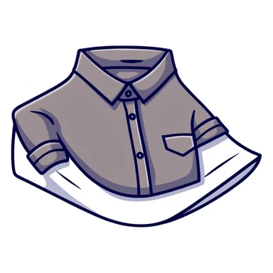 folded clean clothes sticker