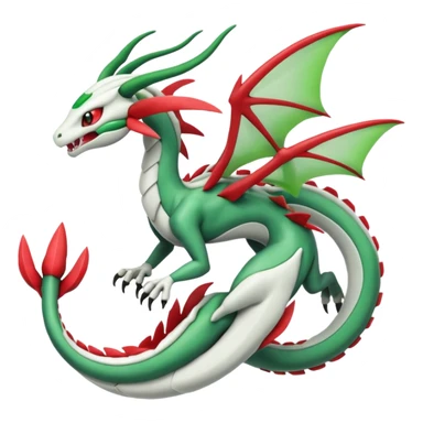 Meloetta-Rayquaza-Reshiram-Flygon-Pokémon-Fakémon-creature sticker