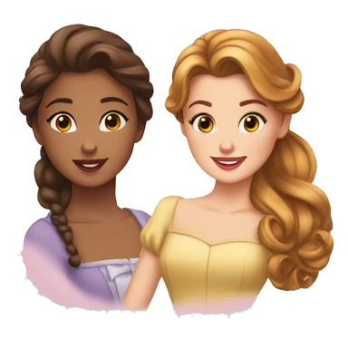 belle and anastasia sticker
