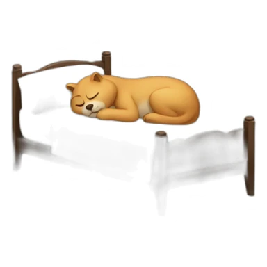 Garret sleeping sticker
