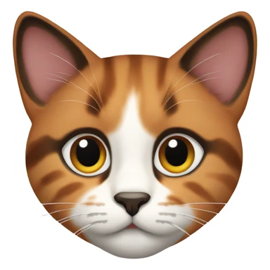 calico cat twemoji sticker