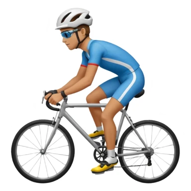 cyclist sticker