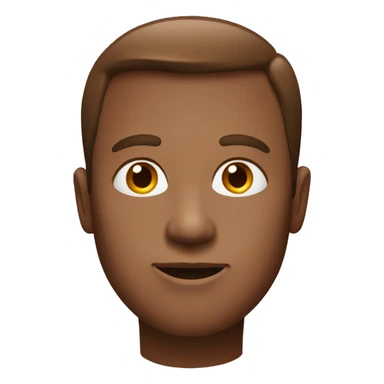 6ft tall person with lean physic, light chocolate colour, oval face cut sticker