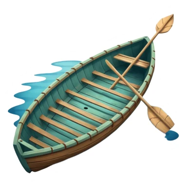underwater row boat sticker