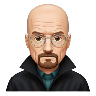 Walter white in coat  sticker
