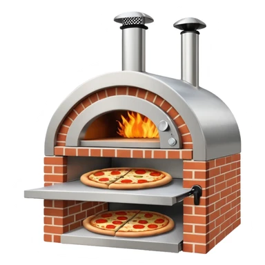 modern outdoor pizza oven sticker