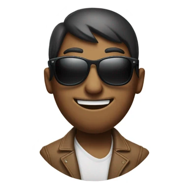 kidney wearing sunglasses  sticker