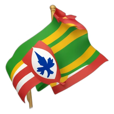 Drapeau indépendantiste guadeloupéen sticker