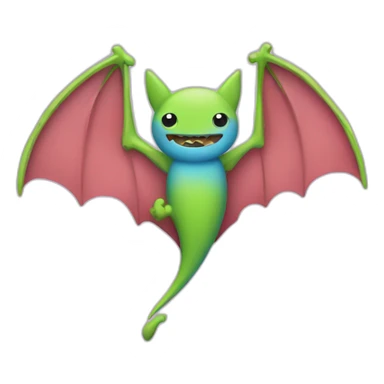 Puzzle  Bat alas colours autism parts sticker