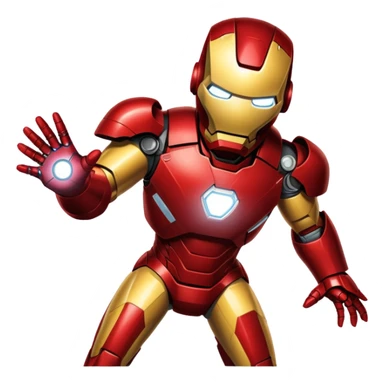 Caseoh in a iron man custome sticker