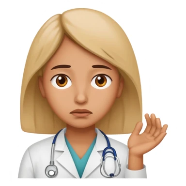 They need some concern on their face; they need to be considering one of two medical options. Can you draw these as people and not as doctors!!!! sticker