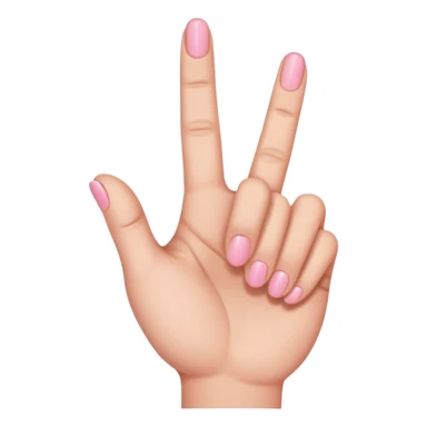 close little finger of this icon: 🤟 sticker