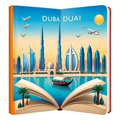 guide to traveling to Dubai sticker
