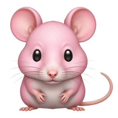 pink pet rat sticker
