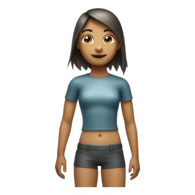 shark mixed with girl sticker