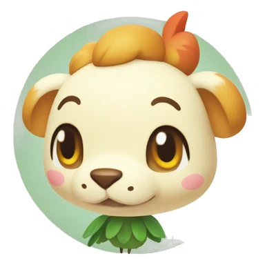 animal crossing new horizons logo sticker