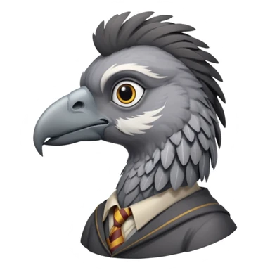 buckbeak and harry potter sticker