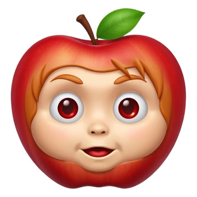 Apple Un emojin de chuky sticker