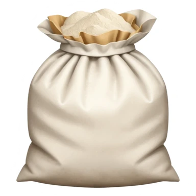 open bag of flour sticker