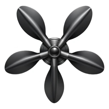 Black Propeller sticker