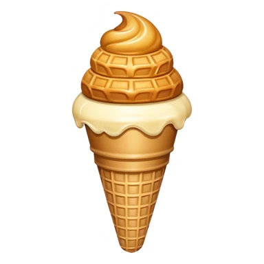 empty icecream cone sticker