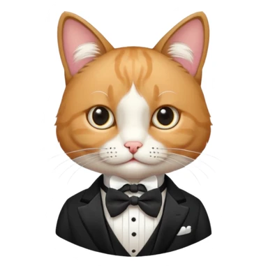 Gentleman Cat sticker