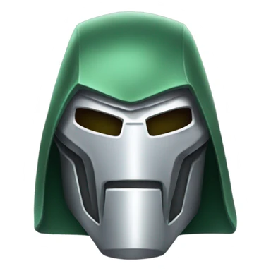 Doctor-doom with silver mask  sticker