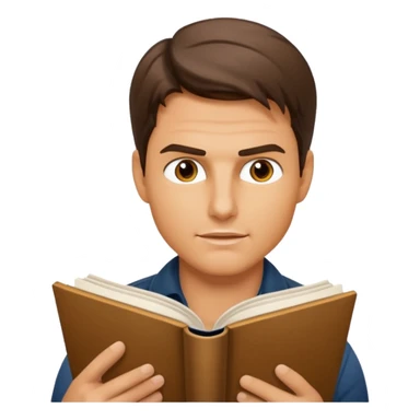 tom cruise read book sticker